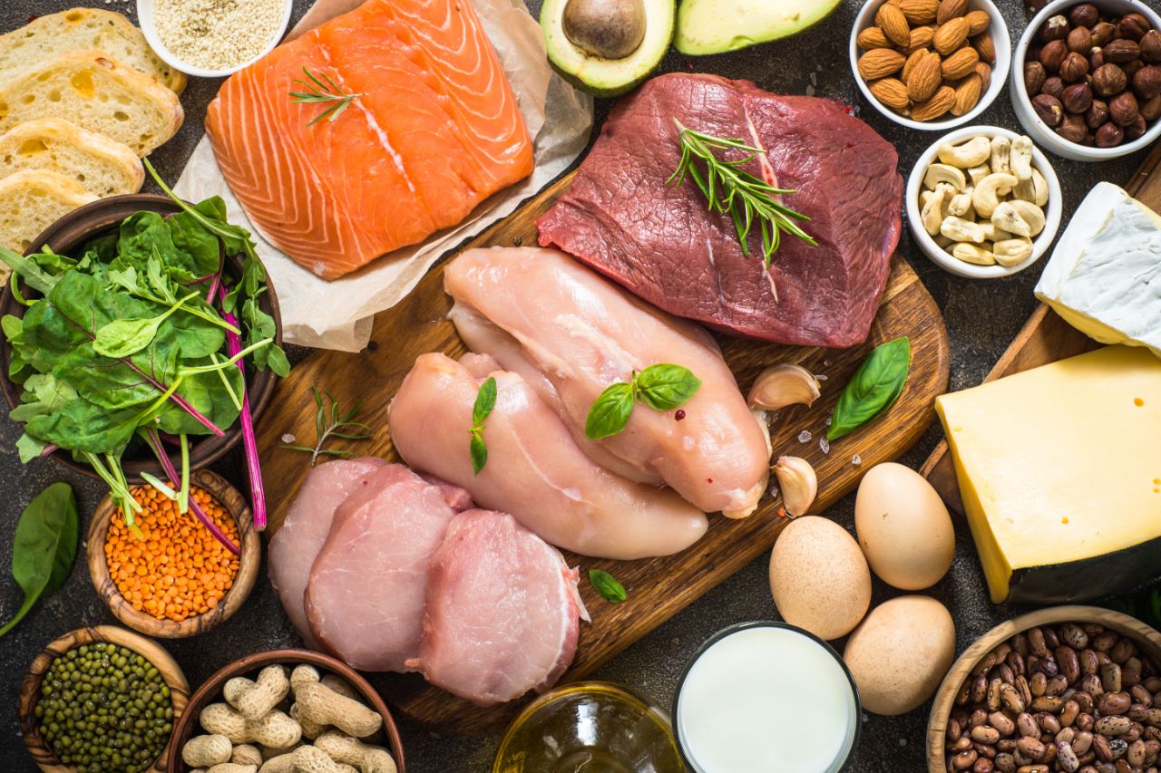 carne, frango, peixe