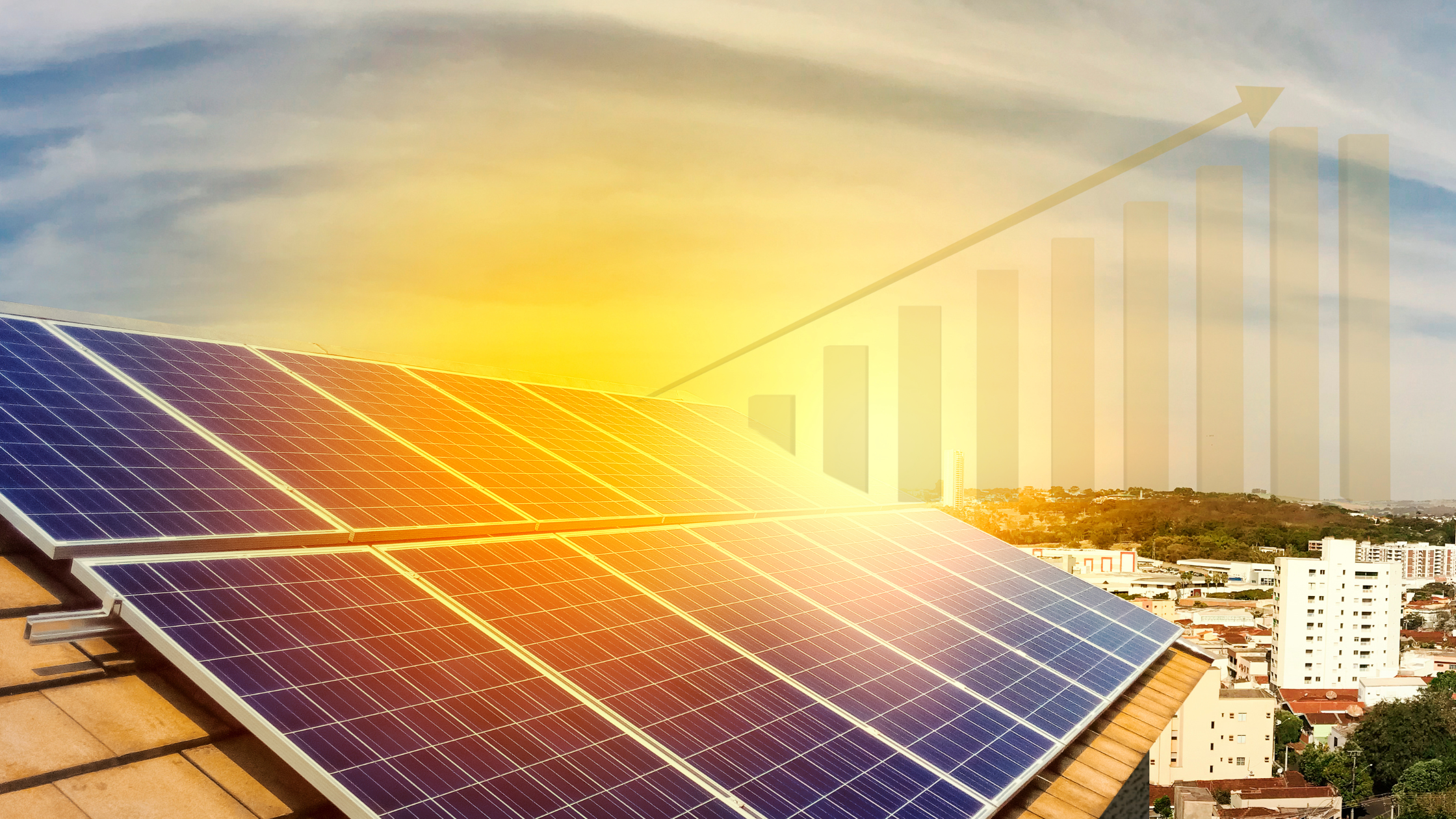 Photovoltaic Power Plant Installation on the Roo