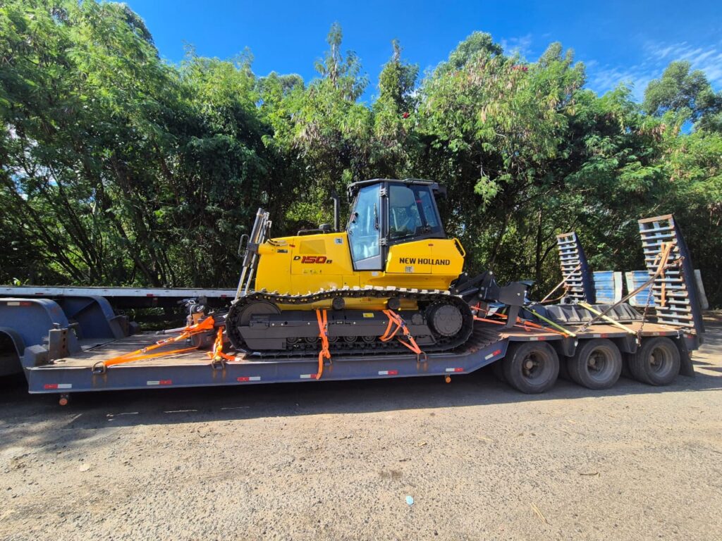 Exportação de trator