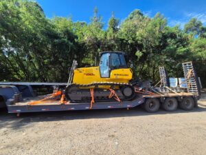 Exportação de trator